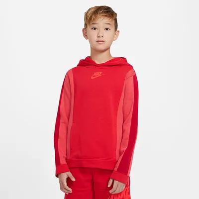 Boys red store nike sweatshirt