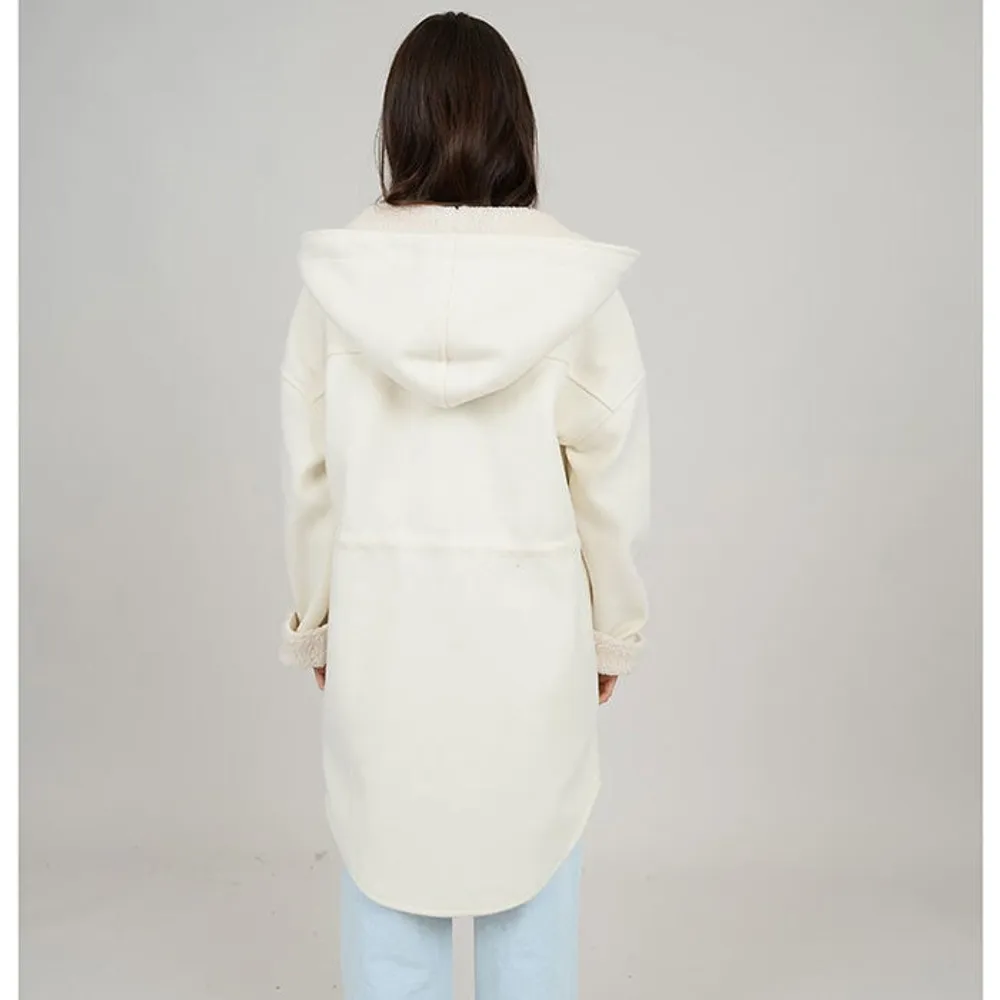 Oak Ivy Women s Long Hooded Shirt Jacket Yorkdale Mall