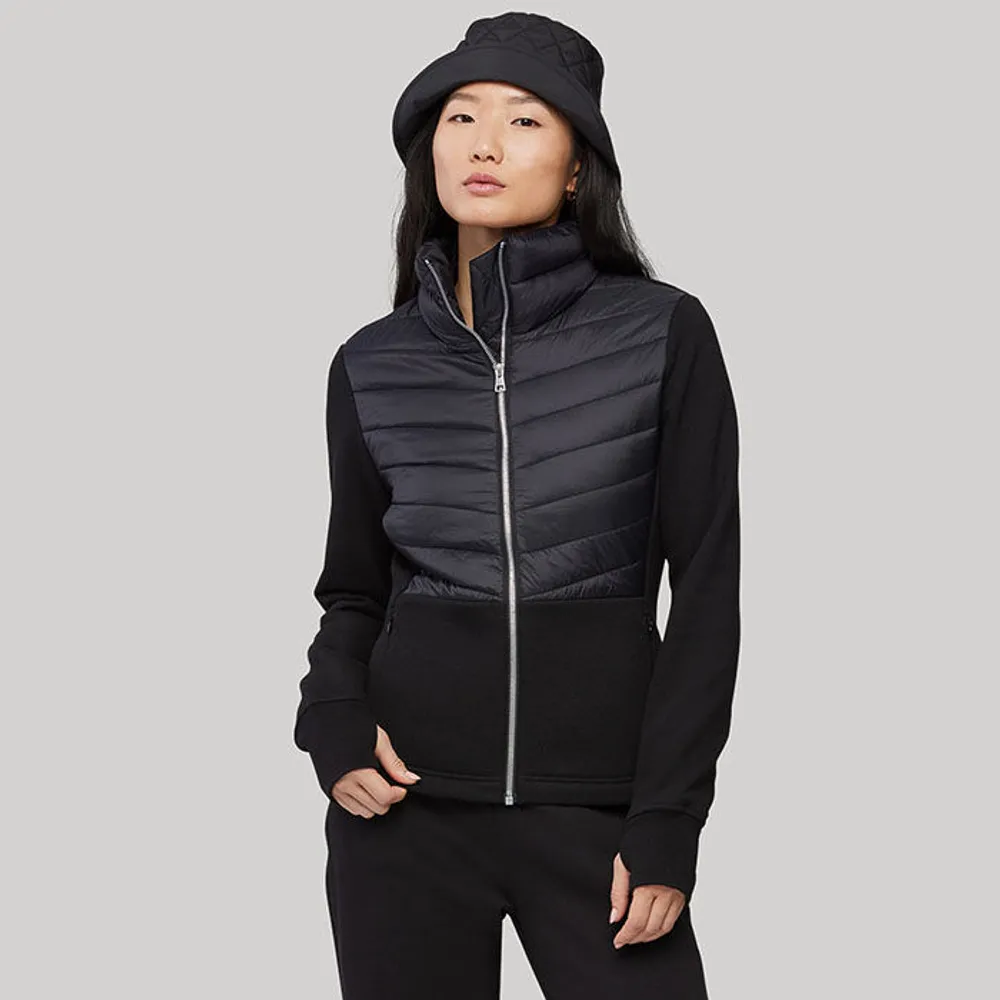 Soia & Kyo Women's Annick Mixed Media Fleece Jacket | Yorkdale Mall