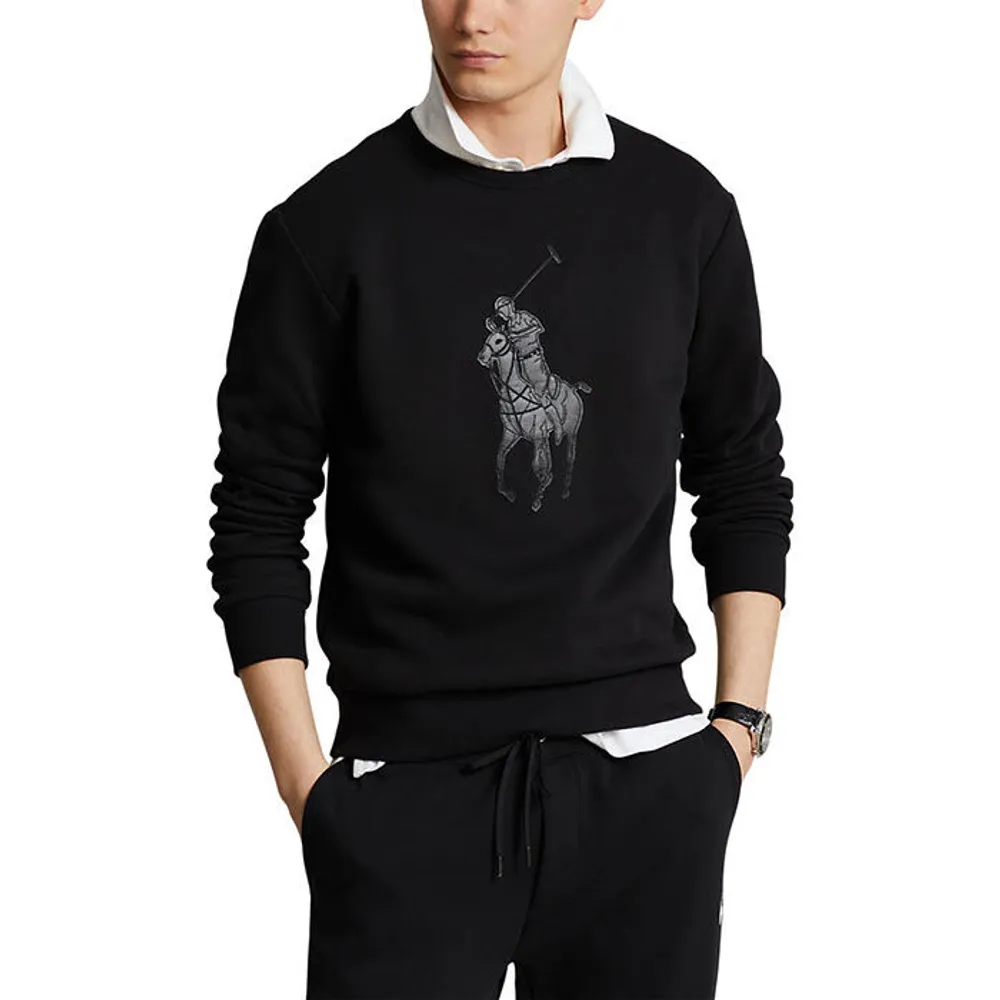 Polo Ralph Lauren Men s Leather Pony Fleece Sweatshirt Yorkdale Mall
