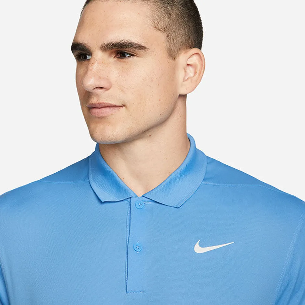 Nike golf polo blue store