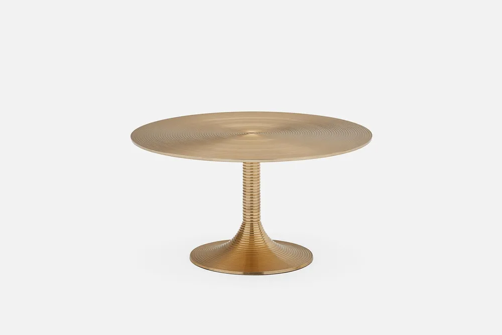 Structube SPIRA aluminum coffee table 77 cm The Pen Centre