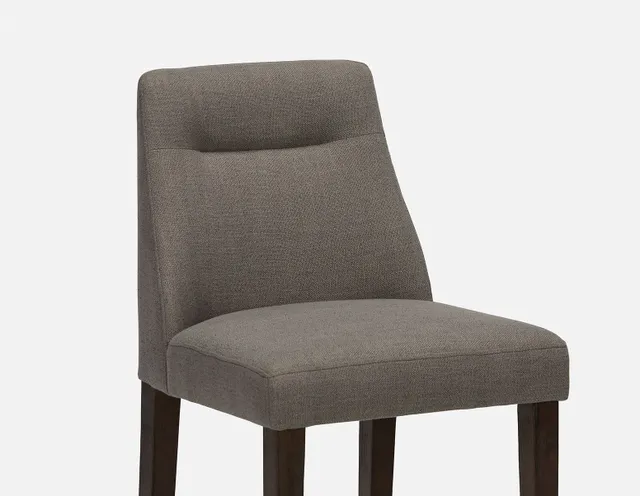 Corliving Heavy Duty Gas Lift Adjustable Fabric Barstool Blue Grey