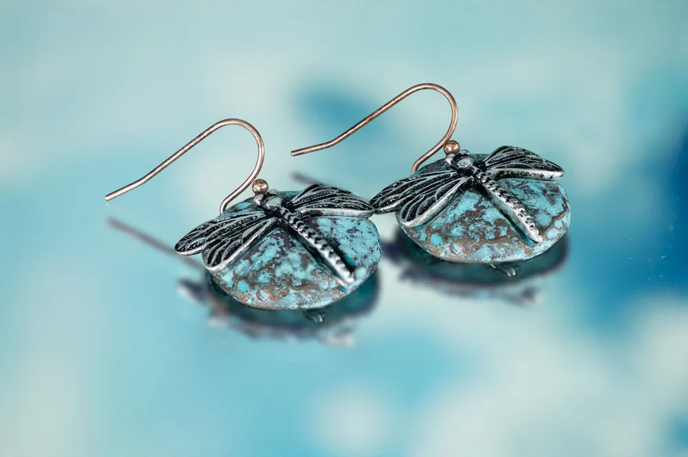 Large cheap dragonfly earrings