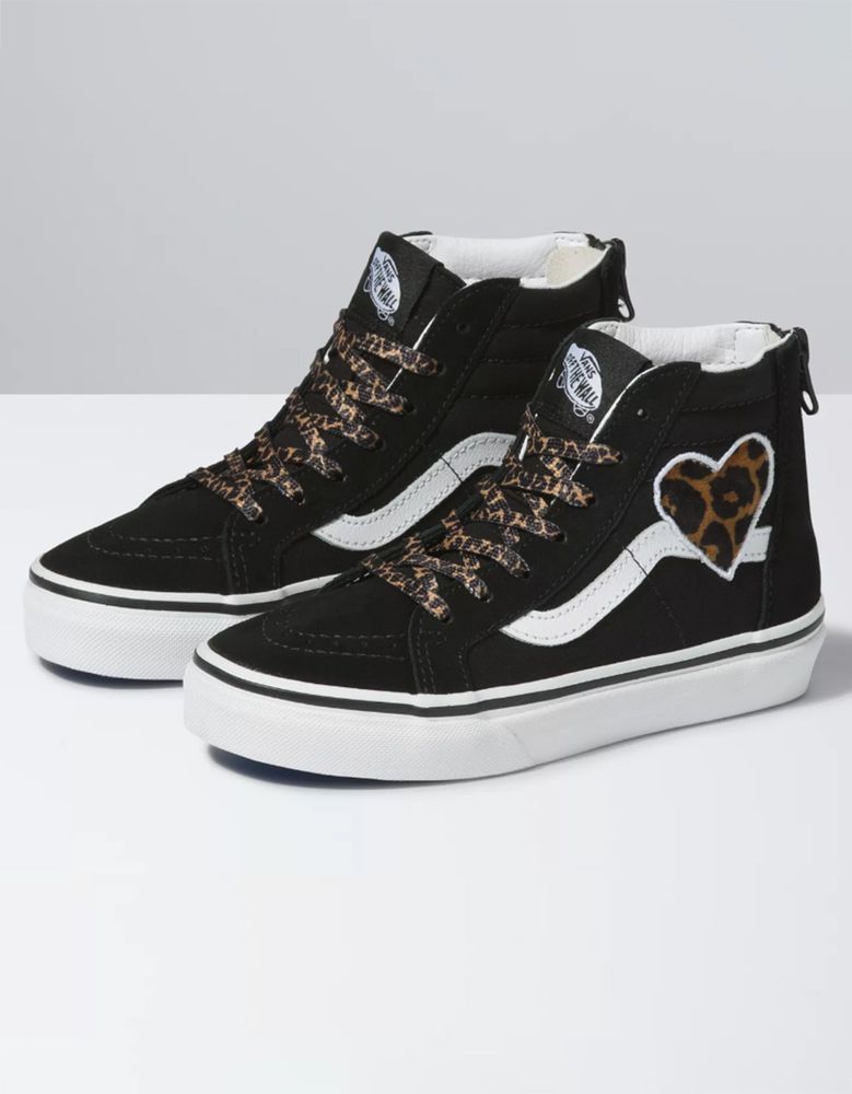 VANS Leopard Fur Sk8 Hi Zip Girls Shoes Vancouver Mall