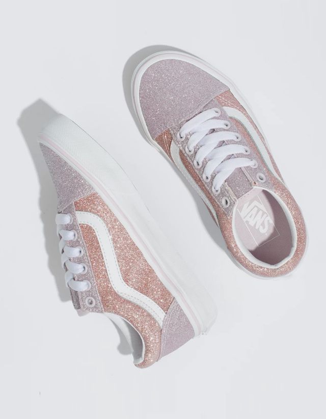 Chunky glitter old skool top