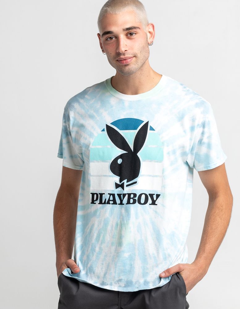 PLAYBOY Bunny Gradient Tie Dye T Shirt CoolSprings Galleria