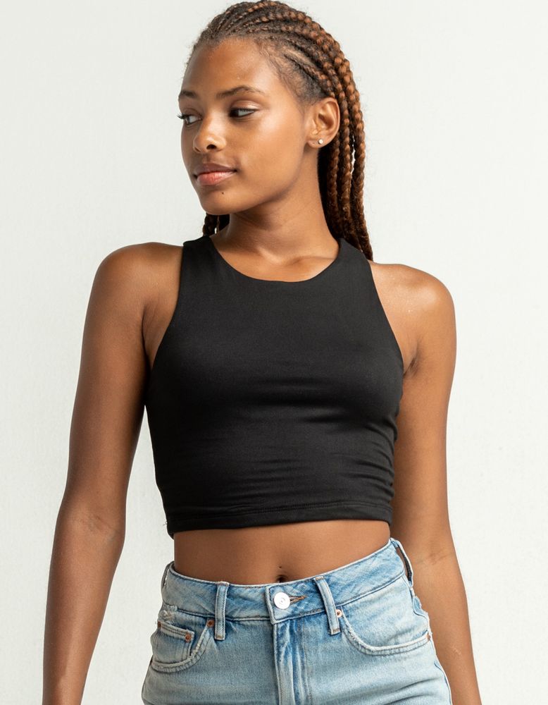 HEART & HIPS Double Layered High Neck Tank | The Market Place