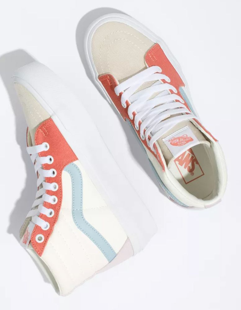 Vans pastel color block on sale