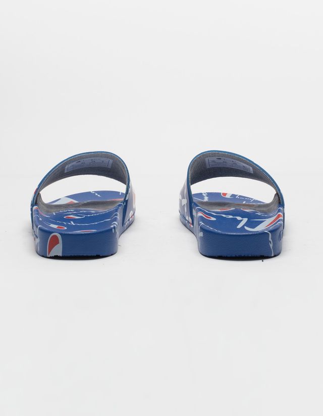Champion ipo repeat clearance blue slide sandals