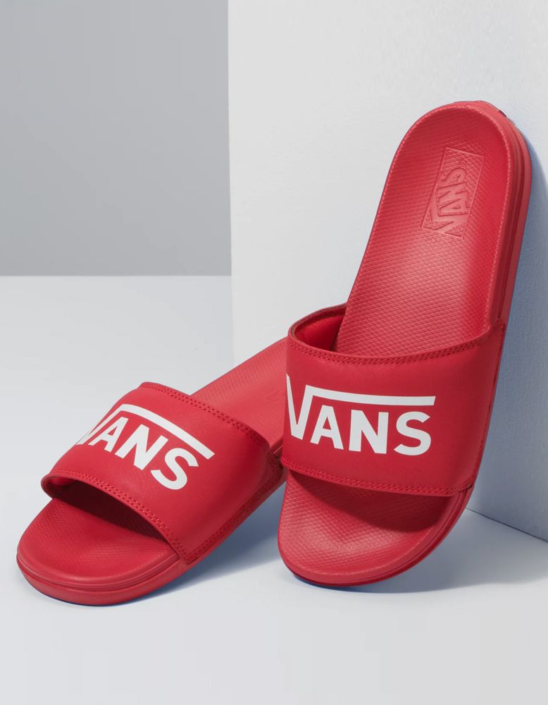 Vans sandals red deals