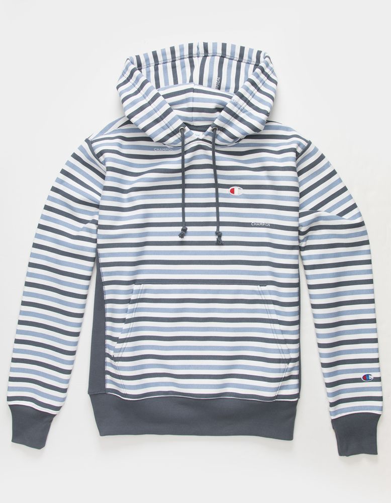 Champion hotsell stripe hoodie