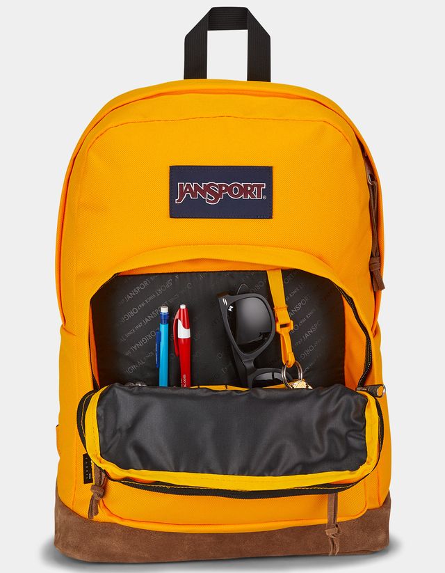 Jansport mustard yellow backpack 2025