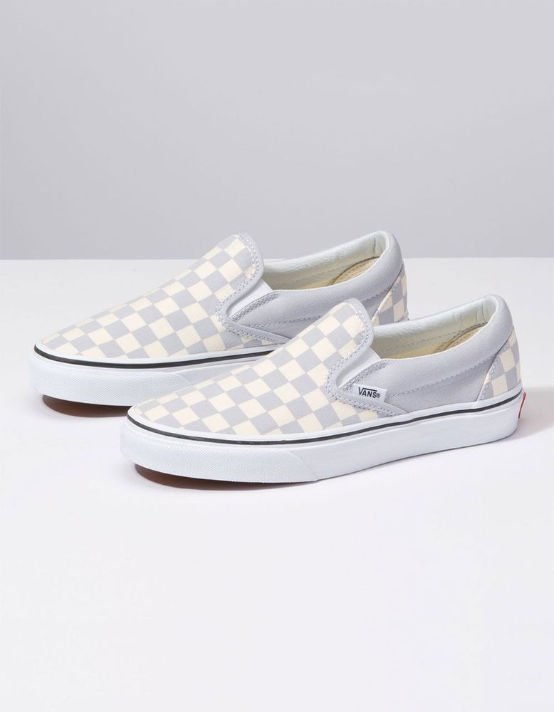 Gray dawn true white checkerboard vans outlet