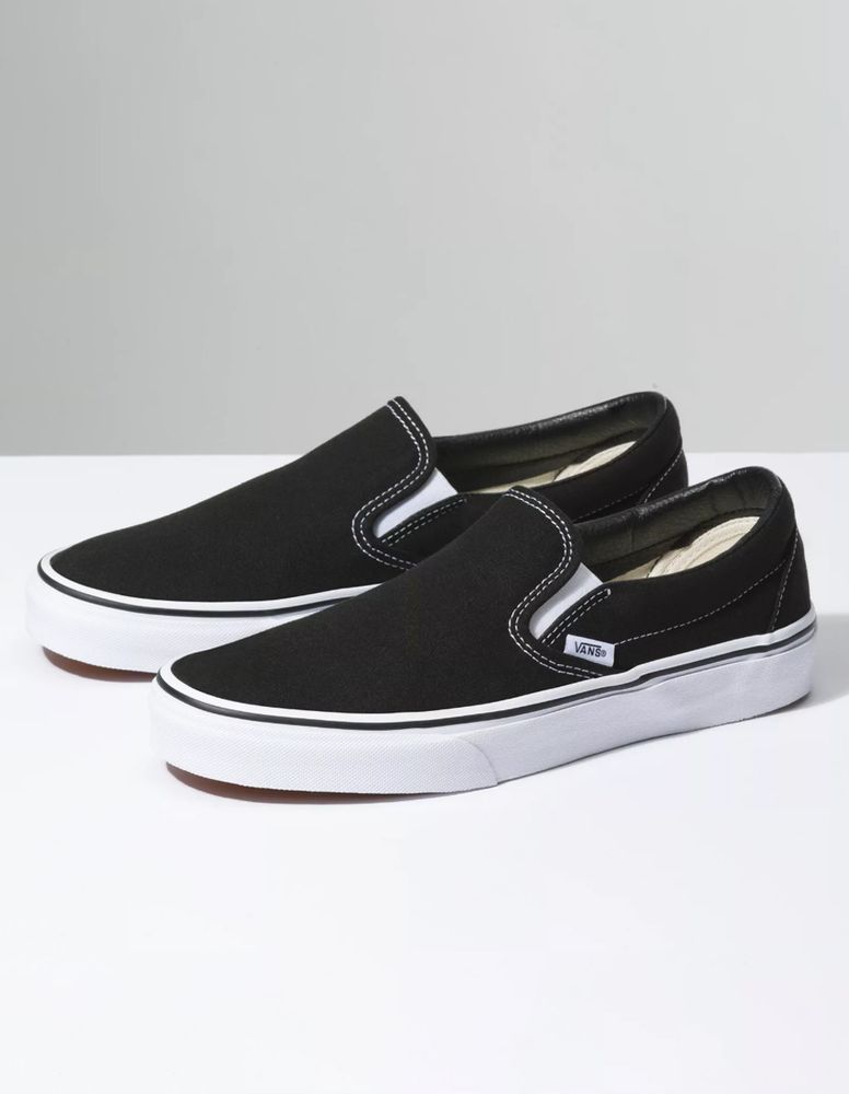 VANS Classic Slip On Black Shoes CoolSprings Galleria