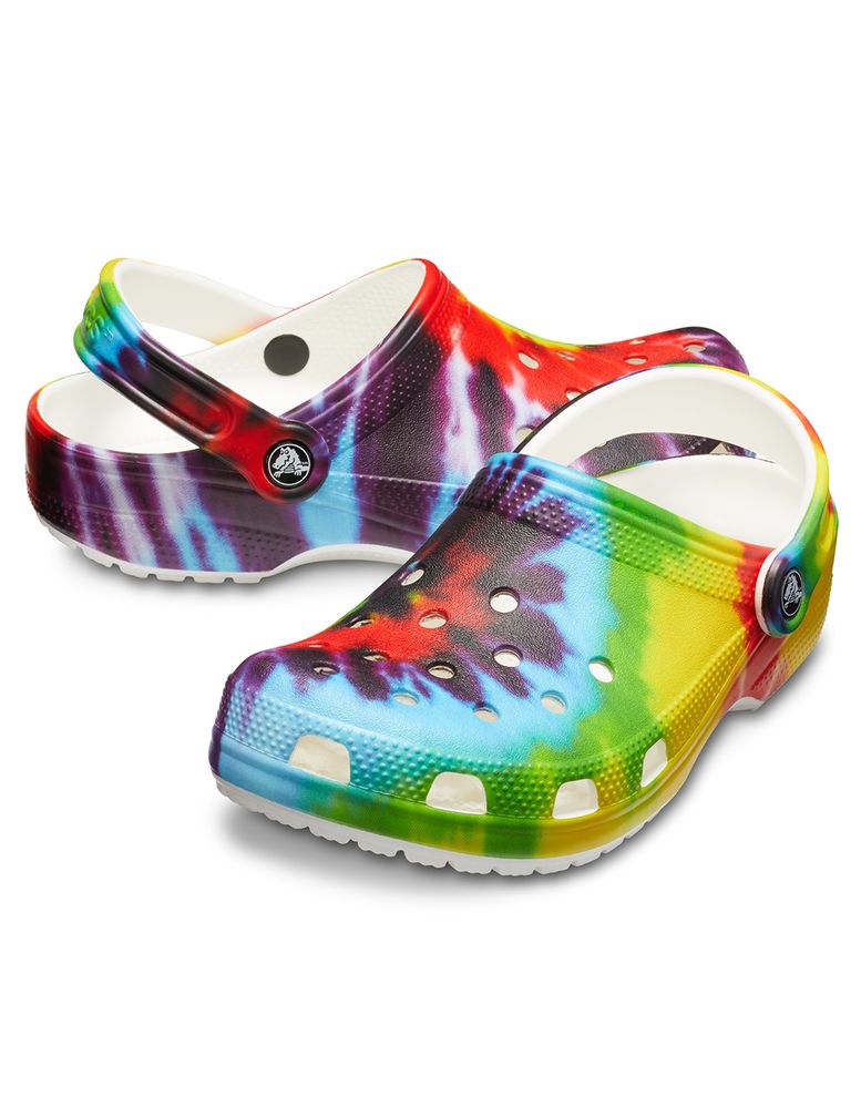 Tie dye clogs top