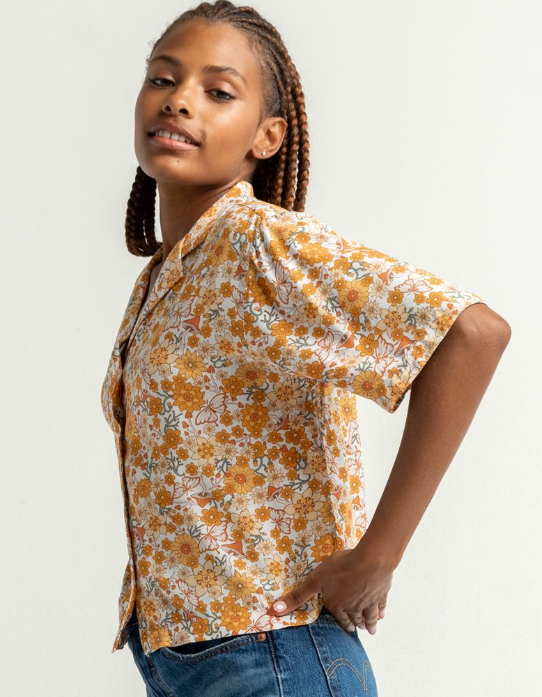 Vans flower shirt best sale