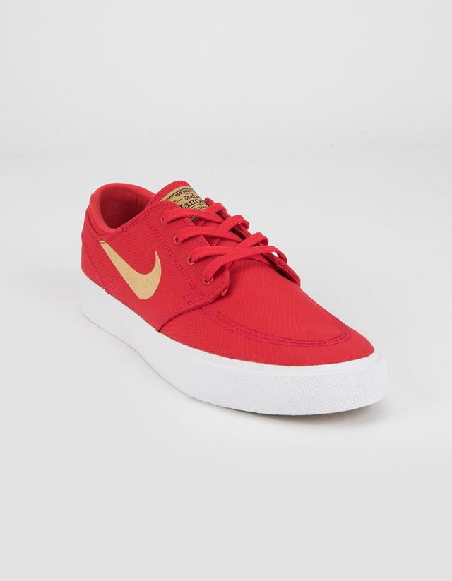 NIKE SB Zoom Stefan Janoski Canvas RM Red Gold Shoes