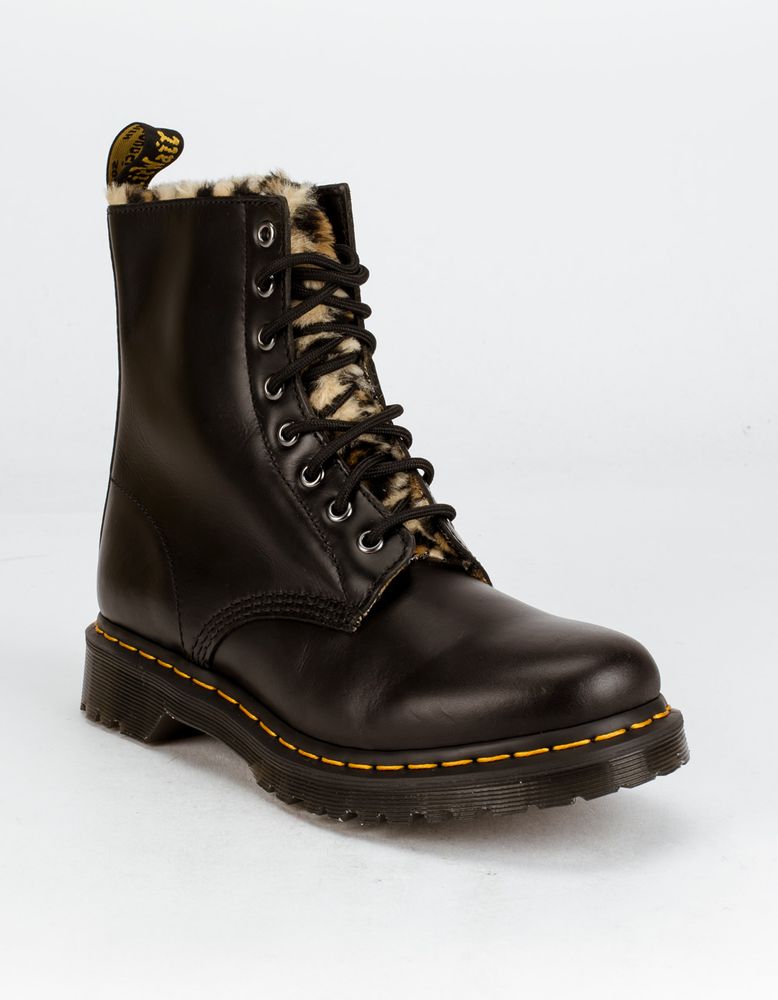 Doc martens leopard shop