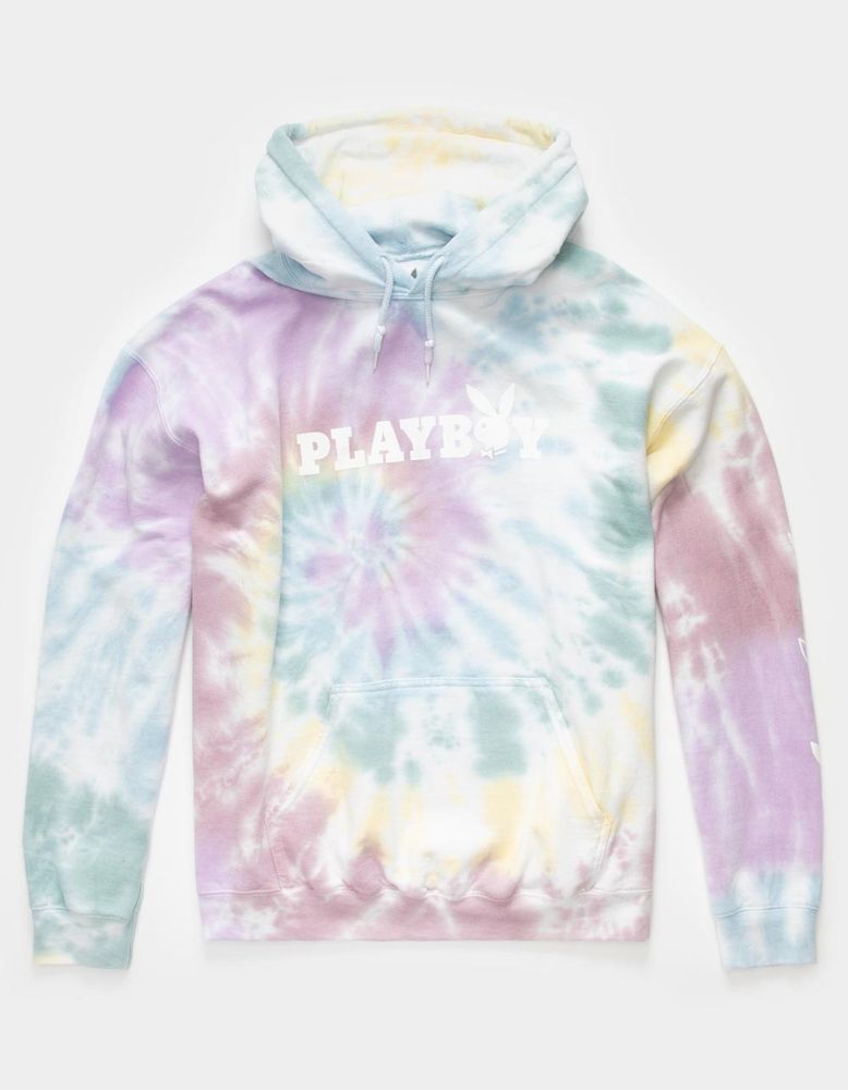 Tie dye hoodie playboy clearance