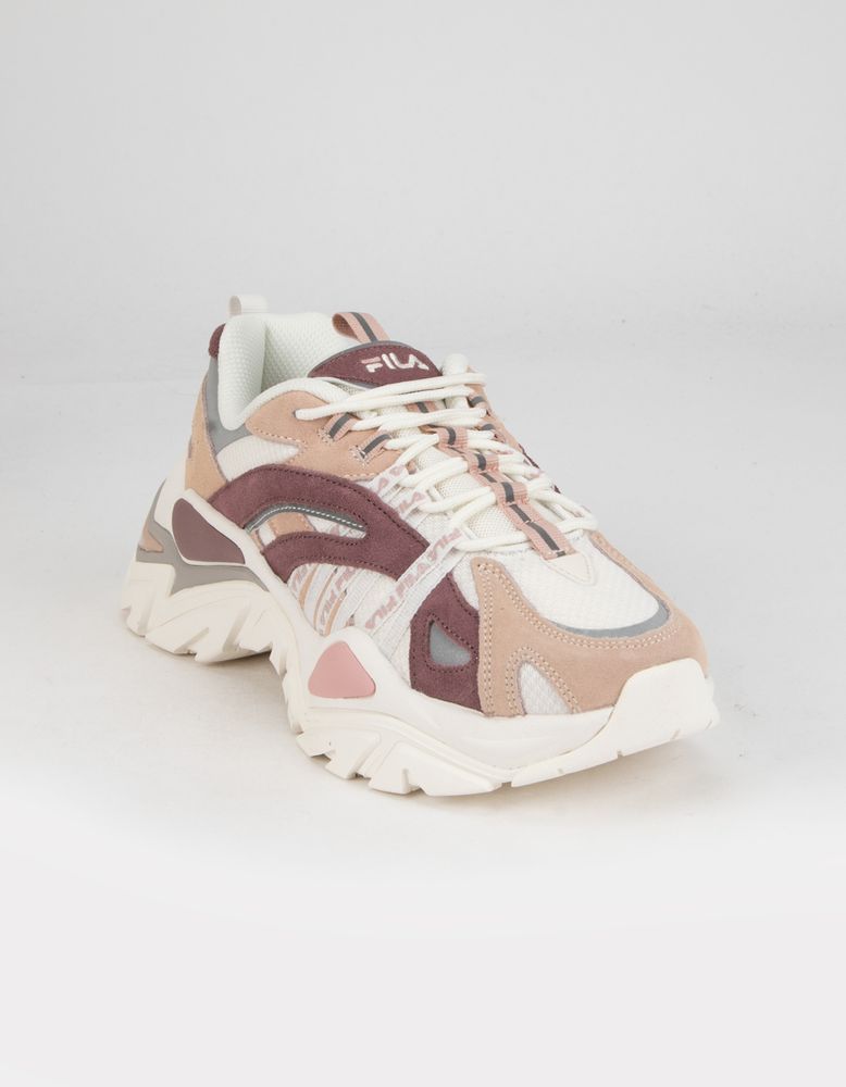 Fila pink suede shoes store