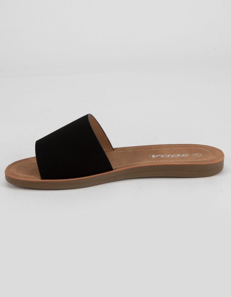 Black soda sandals shop
