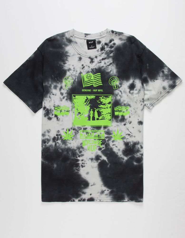 Huf tie 2025 dye t shirt