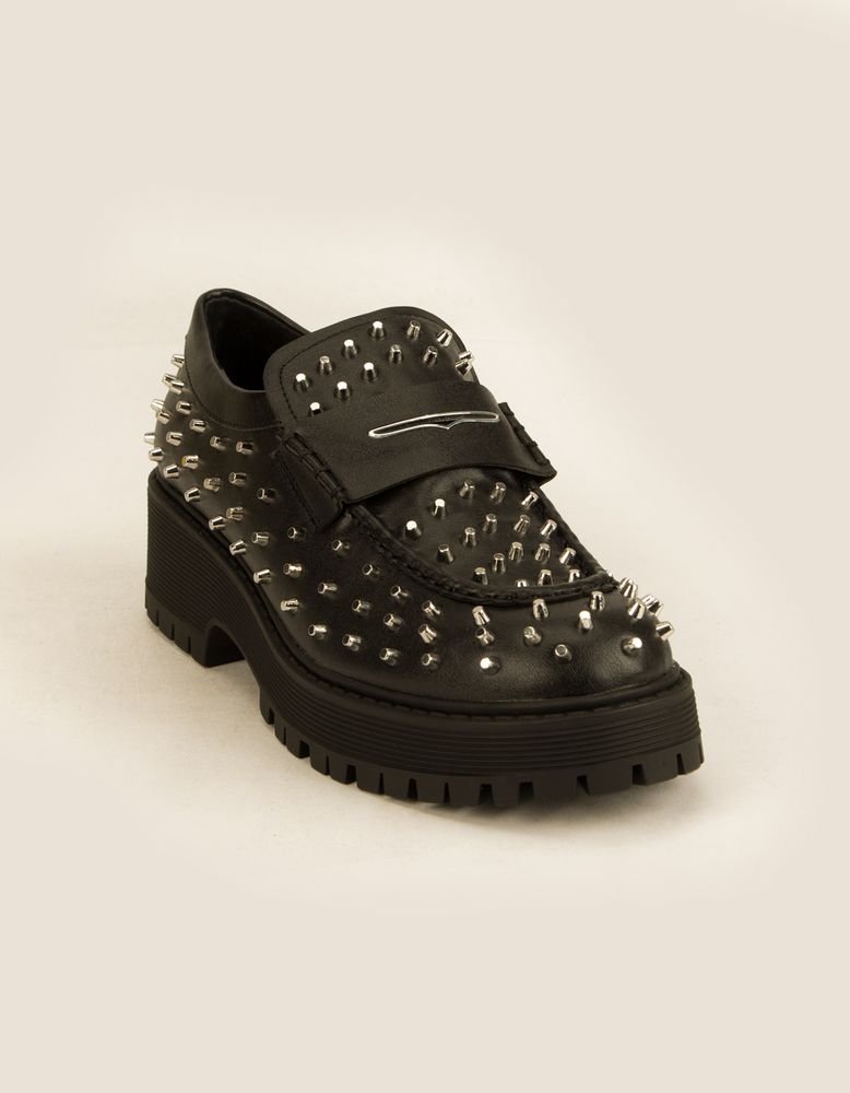 Steve madden clearance spiked loafers