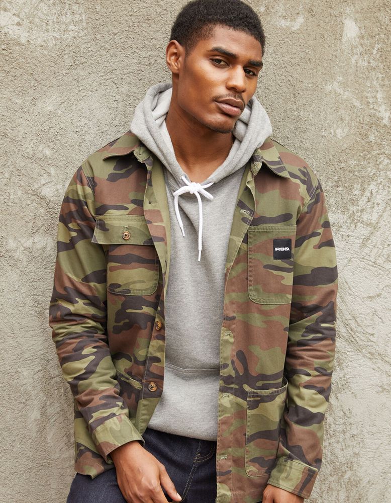 RSQ Chore Camo Shirt Jacket CoolSprings Galleria