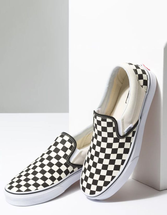 Gray dawn and hotsell true white checkered vans