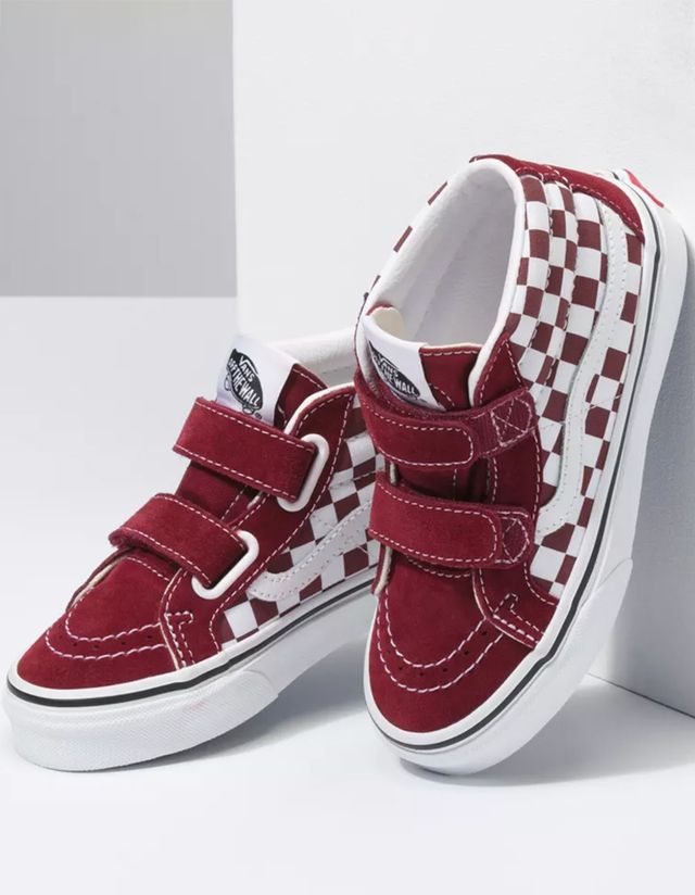 Red checkered vans tillys on sale