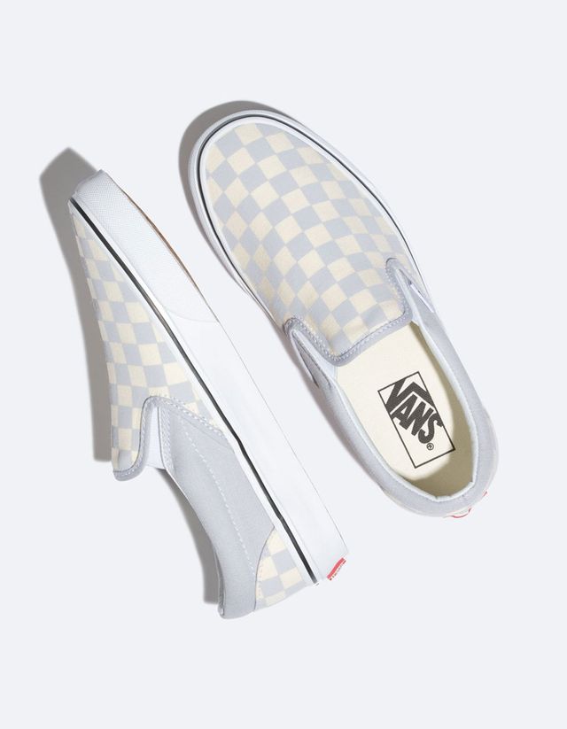 Grey dawn checkerboard vans clearance