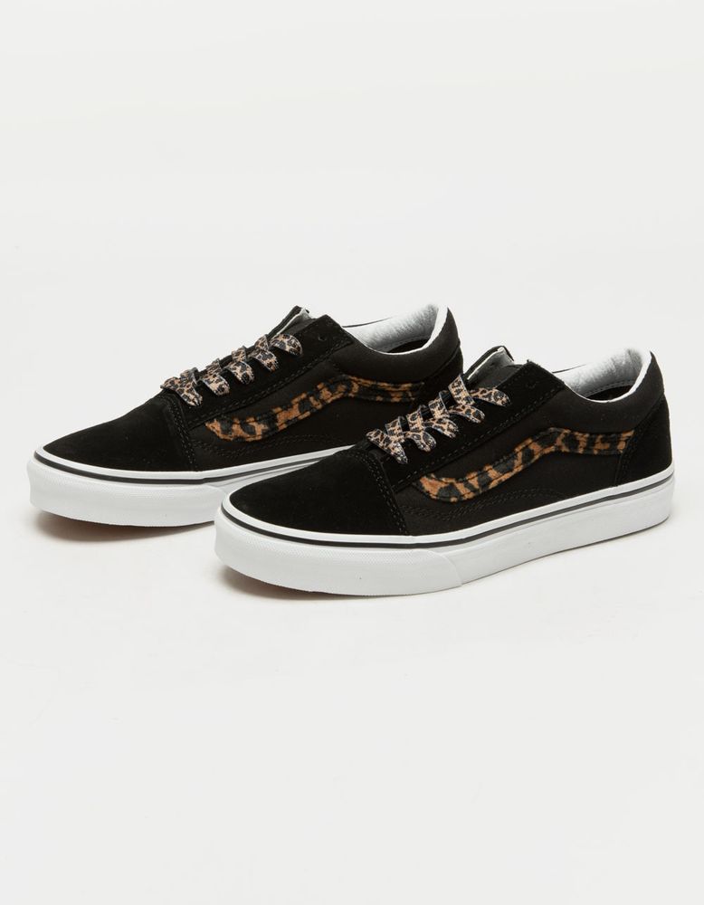 Girls leopard vans best sale