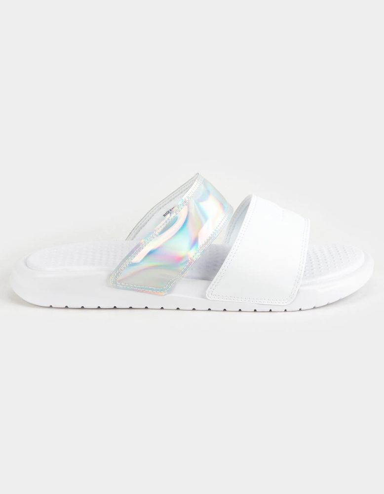 Nike benassi duo ultra slide white shop