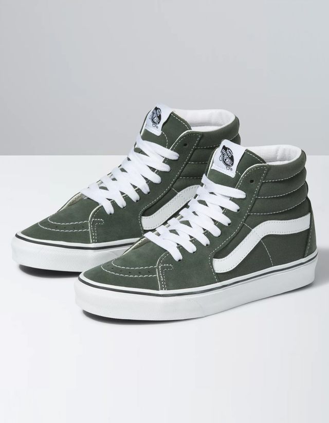 Vans sk8-hi grapeleaf olive womens skate shoes deals