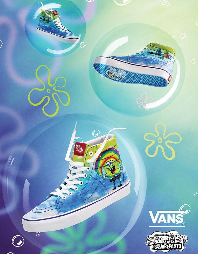 Spongebob and patrick vans on sale