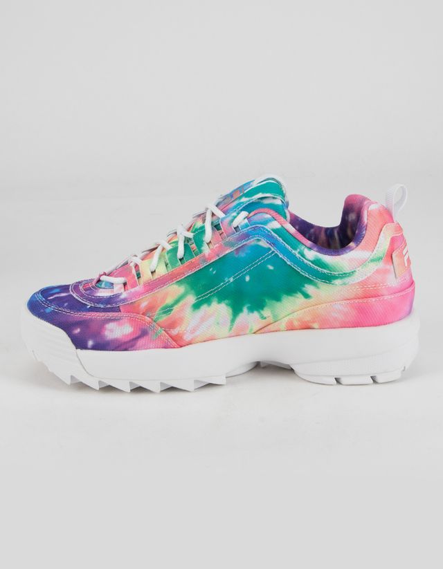 Fila disruptor sandals tie dye sales