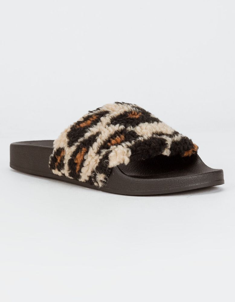 Steve madden leopard print slides store