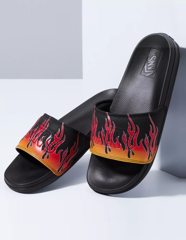 Vans red sandals online