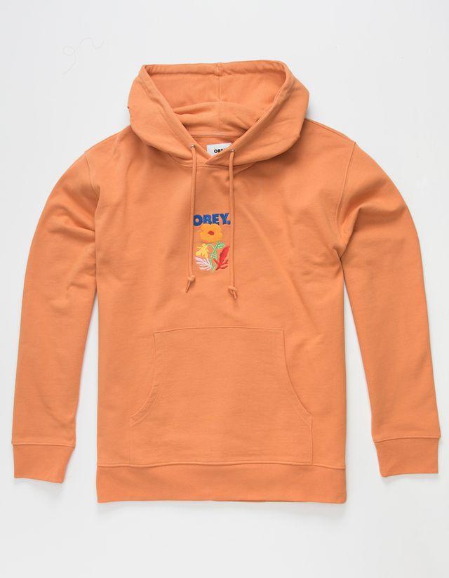 Orange online obey hoodie