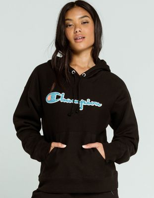 Reverse weave script hoodie shop