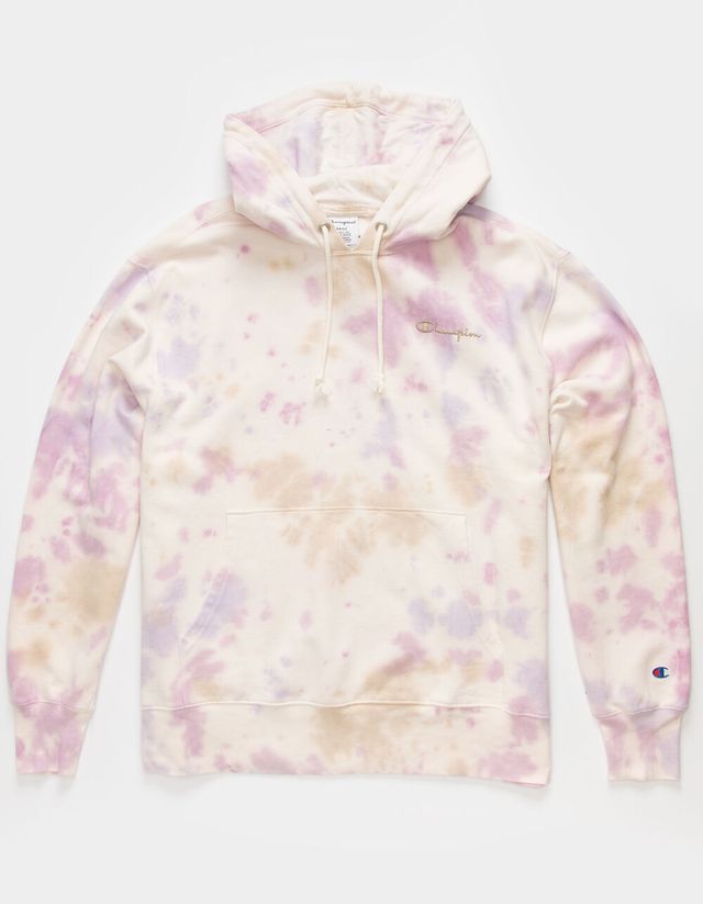 CHAMPION Sun Wash Blue Yellow Hoodie CoolSprings Galleria