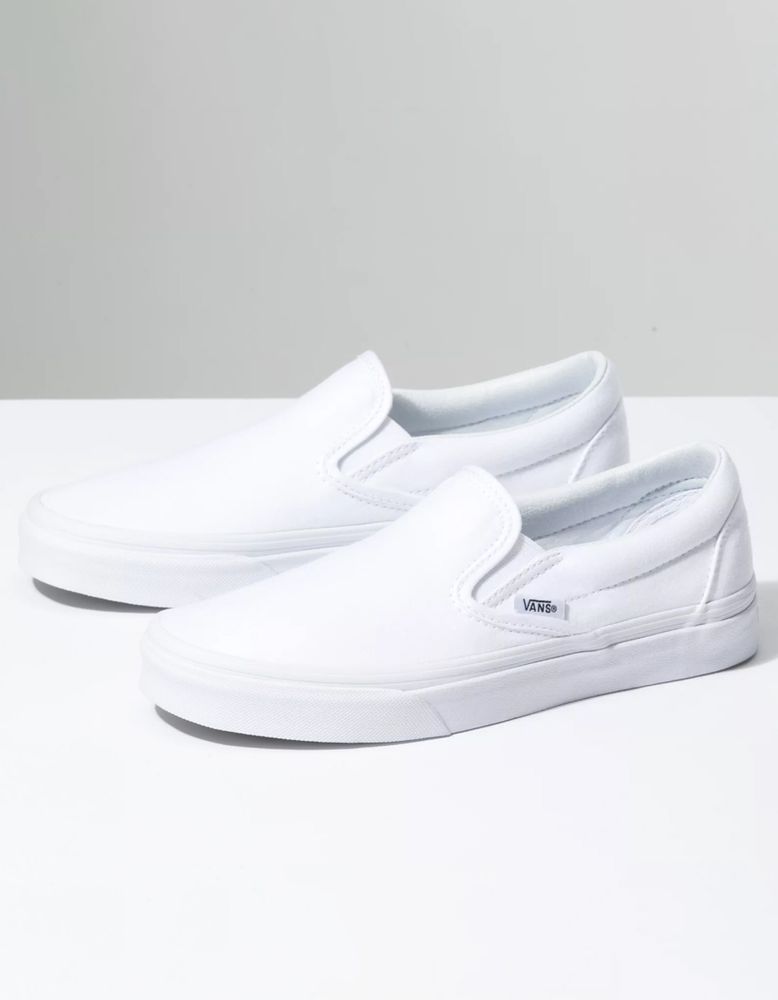 Tillys white slip on vans sale