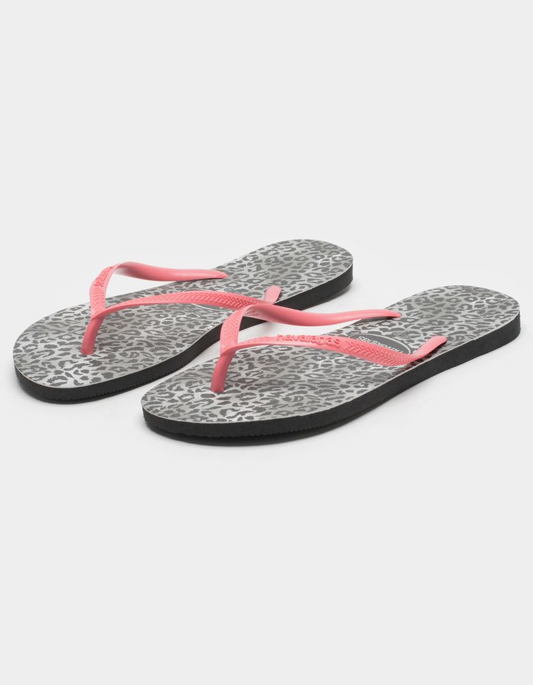 Havaianas slim best sale leopard