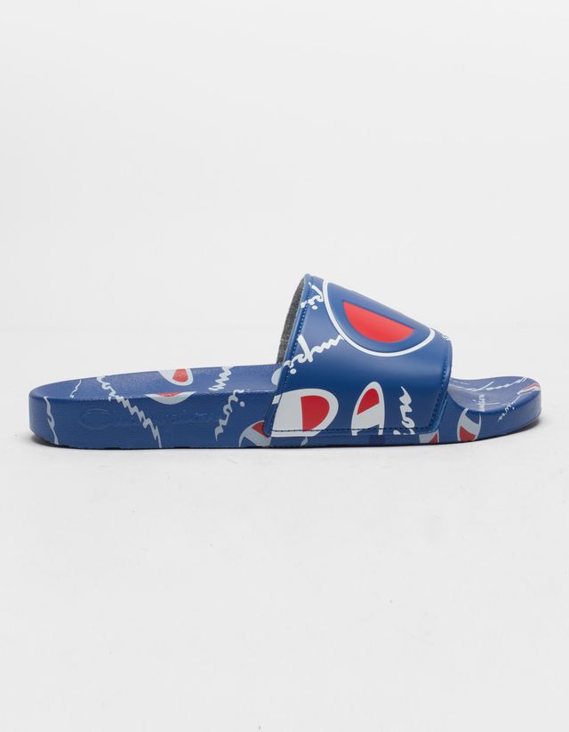Champion ipo repeat shop slides blue