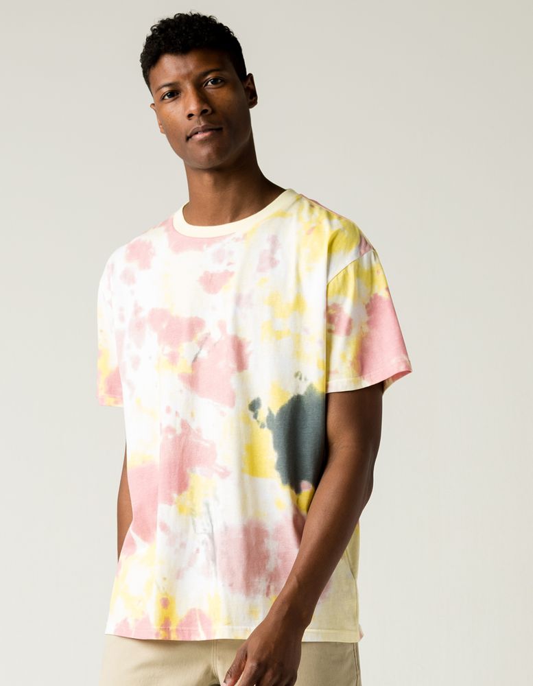 RSQ Oversized Tie Dye Rose T Shirt CoolSprings Galleria