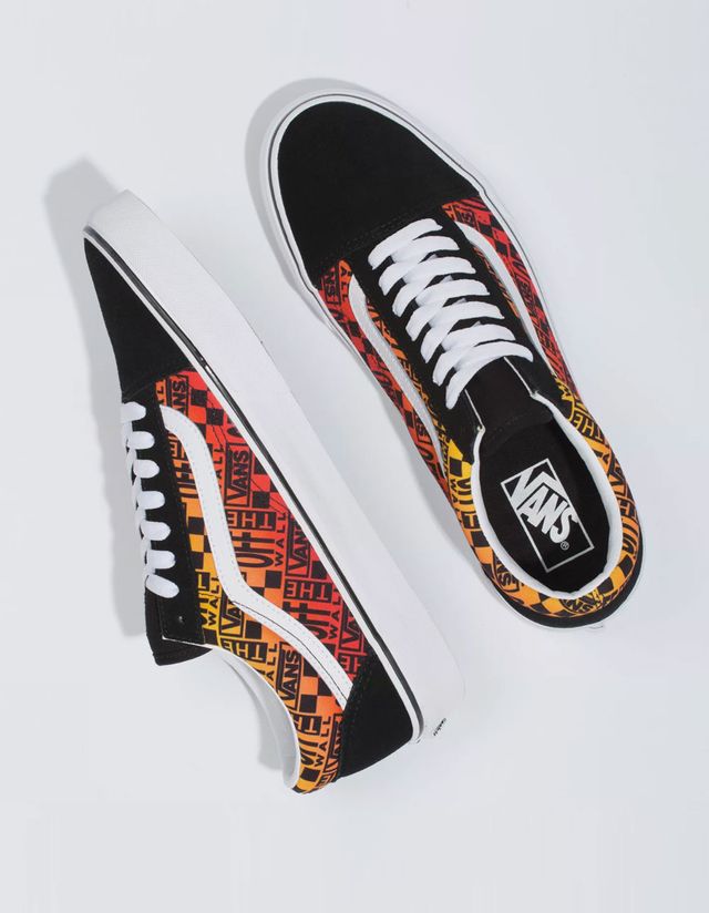 Vans flame logo on sale