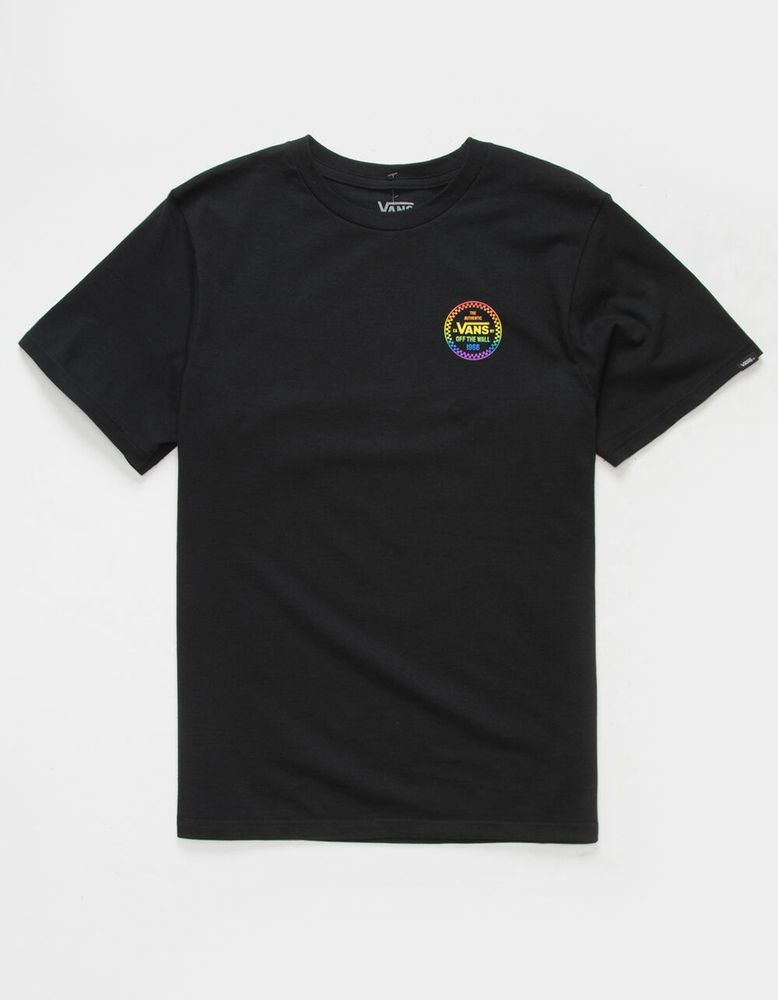 Vans checkered rainbow shirt hotsell
