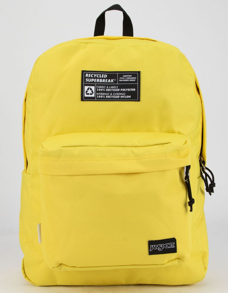 JANSPORT Recycled SuperBreak Yellow Backpack CoolSprings Galleria