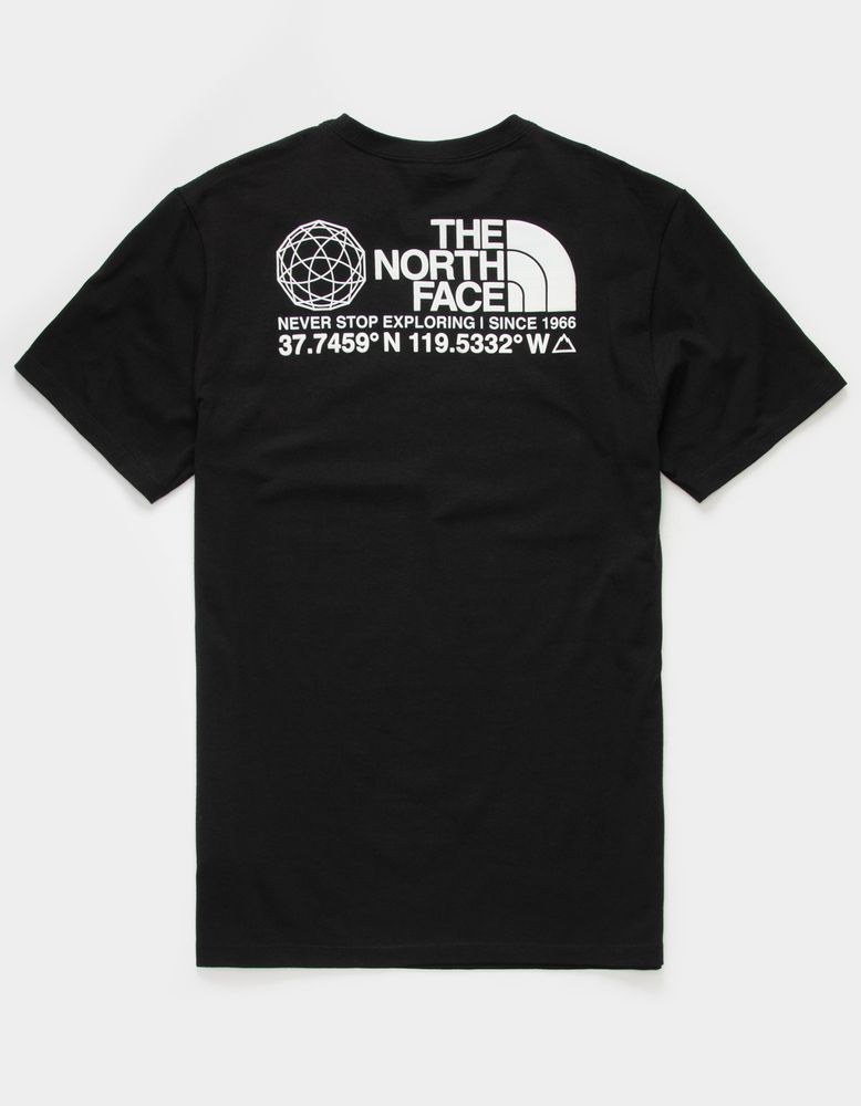 North face t shirt coordinates best sale